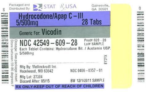 Hydrocodone 5/500mg