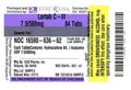 Lortab 7.5/500mg