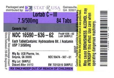 Lortab 7.5/500mg