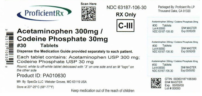 Codeine 300/30mg
